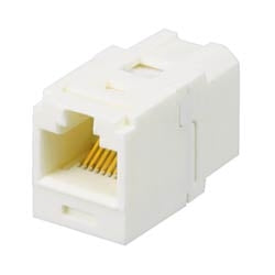 Panduit CC5E88BL Mini-Com Coupler Module, Category 5e, UTP, Black