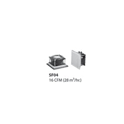 Hoffman SF0448414 IP54 4" Filter Fan 48V 7035, Size/Dims: 4.13x4.13x2.17