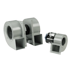 Hoffman 2NB300115 | Dual Centrifugal Blower 115V 130Cfm, Size/dimensions: 5.19X8.59X5.25, Material: Steel, Finish: Lt Gray