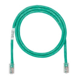 Panduit NK5EPC1GRY | NetKey Copper Patch Cord, Category 5e, Green UTP Cable, 1ft