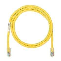 Panduit NK5EPC10YLY | NetKey Copper Patch Cord, Category 5e, UTP Cable, Yellow, 10 Feet