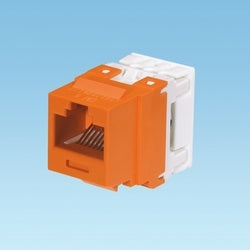 Panduit NK6X88MOR | Category 6A Netkey Punchdown Module, Orange
