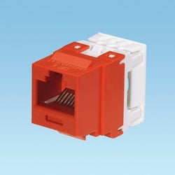 Panduit NK6X88MRD | Netkey Cat 6A Punchdown Jack, Red