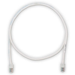 Panduit UTPCH16Y | Copper Patch Cord, STP, Category 5e, Black Boots, Pan-Plug Modular Plugs, T568A Wiring, Off White Jacket, 16 Feet
