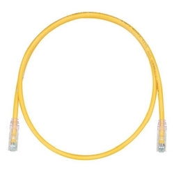Panduit UTPSP7YLY | Copper Patch Cord, Category 6, Yellow UTP Cable, 7 FT.