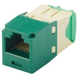 Panduit CJT688TGGR | Mini-Com Utp Rj45 Cat 6 28/30 Awg Tg Jack Module, Green