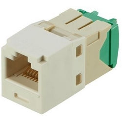 Panduit CJT688TGWH | Mini-Com UTP RJ45 Cat 6 28/30 AWG TG Jack Module, White