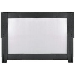 Panduit C2HACERI2638W1 | NET-CONTAIN ADJUSTABLE END OF ROW VERTICAL WALL, 26-38", 1200MM WIDTH, WHITE