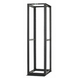 Panduit R4P3696 | 4-Post Rack, 52RU, 36 in. Deep, #12-24 Threaded E-Rails, Black