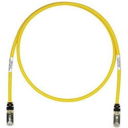Panduit STP6X7MYL | Cat 6A 26 AWG Shielded Patch Cord, 7 m, Yellow