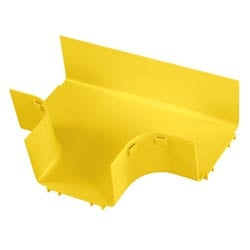 Panduit FRT6X4YL | FiberRunner Horizontal Tee, 6x4, Yellow