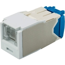 Panduit CJH6X88TGWH | Mini-Com UTP RJ45 Cat 6A Shuttered TG Jack Module, White