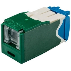 Panduit CJH6X88TGGR | Mini-Com RJ45 Cat 6A TG Shuttered Jack Module, GR