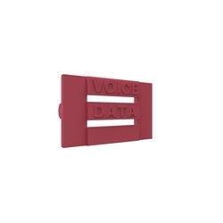 Commscope H61K-317 ICON | 760164434 High Density Icon Strip, red, bulk pack
