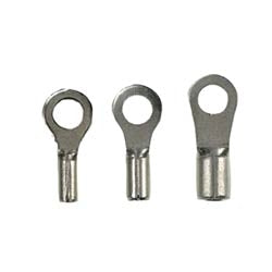 Panduit P10-10RHT6-L | Pan-Term P10-10RHT6-L Ring Terminal, High Temp, Bare, 10-14 AWG, #10 Stud, PK50