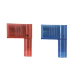 Panduit DNFR14-250B-M | Pan-Term DNFR14-250B-M Disconnect, 90°, Blue, Nylon, 14-16 AWG, 0.250 x 0.032"
