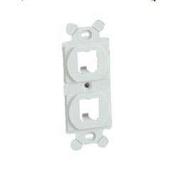 Panduit CF1062EIY Frame, Type 106, 2 Port, Electric Ivory