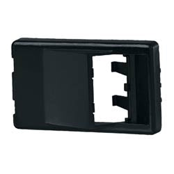 Panduit CFFPA2BL | Furniture Faceplate, 2 Port, Angle d Black