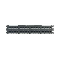 Panduit NK6PPG48Y | Cat 6 Punchdown Keystone Patch Panel, 48 Port