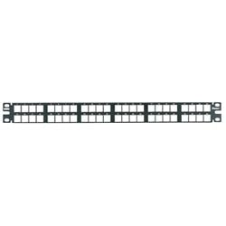 Panduit NKPP48HDY | NetKey Patch Panel, 48 Port, 1 RU, BL