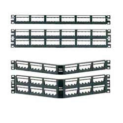 Panduit UICMPP48BLY 48-Port Patch Panel With Twelve UICPPL4BL Mini-Com(R) Ultimate ID(R) Faceplates
