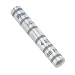Panduit SCL350-X | Copper long barrel butt splice, 350 kcmil cable.