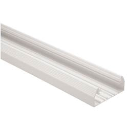 Panduit T70BEI8 T-70 Power Rated Multi-Channel Raceway Base 8ft, Electric Ivory