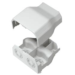Panduit T70EEWH T-70 Entrance End Fitting, White