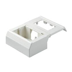 Panduit T70WCEI T-70 Workstation Outlet Center for Screw-on Faceplates, Electric Ivory