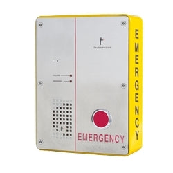Talk-A-Phone ETPSM1 Painted Yellow Stainless Steel Surface M