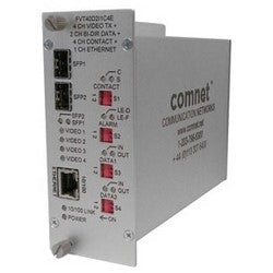 Comnet Communication Networks FVR40D2I1C4E 4Ch Digital Video Rx, 2Ch Duplex Data, 4