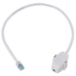 Commscope 760235592 | 760235592 SYSTIMAX Category 6A U/UTP Cord, Plenum , RJ45 to Ceiling connector, 1.5 ft, white