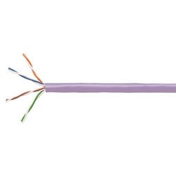 Commscope 1061C LL 4/24 W1000 | 107244022 Copper Cable, PowerSUM 1061C, Category 5e, 24 AWG, 4 Pair, Unshielded, UTP, Solid Bare Copper Conductor, PO/PVC, CM, Non-Plenum, Violet Jacket, 1000 FT, Box