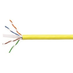 Commscope 1071E YL 4/23 R3000 | 760080689 Copper Cable, Category 6, 23 AWG, 4 Pair, Unshielded, UTP, Solid Bare Copper Conductor, PO/PVC, CMR, Riser Cable, Slate Jacket, 3000Ft, Reels Only