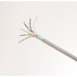 Commscope 1291B RD 4/23 R1000 | 760161646 Copper Cable, Category 6A, 23 AWG, 4 Pair, Shielded, F/UTP, Solid Bare Copper Conductor, PO/PVC, CMR, Riser Cable, Red Jacket, 1000Ft, Reels