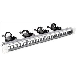 Commscope 360-IPR-MFTP-E-HD6B-1U-24 | 760150144 Copper Patch Panel, GigaSPEED X10D Evolve, High Definition, 24 Port, F/UTP, Shielded, Category 6, 1U