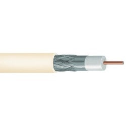 Commscope 2285V WTRL RG11 60 1000 | 4101403/10 RG 11 Type 60% Braid Plenum Video Coaxial Cable, White Jacket, 1000 FT (305 m) reel
