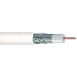 Commscope 2275V WHRL RG6 60 1000 | 4138003/10 RG 6 Type 60% Braid Plenum Video Coaxial Cable, White Jacket, 1000 FT (305 m) reel