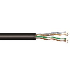 Commscope 5NF4 BLACK REEL 3K | 4286184/30 Ultra II 5NF4 Category 5e U/UTP filled Cable, outdoor direct burial, black jacket, 4 pair count, 3000 ft (914 m) length, reel