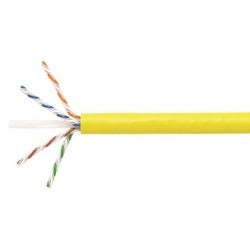 Commscope 1091B YL 4/23 W1000 | 760107151 Copper Cable, GigaSPEED X10D 1091B, Category 6A, 23 AWG, 4 Pair, Unshielded, UTP, Solid Bare Copper Conductor, PO/PVC, CMR, Riser Cable, Yellow Jacket, 1000Ft, Box