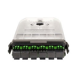 Commscope 360G2 CARTRIDGE 12-LCA-SM-GR | 760109280 Modular Cassette, 360G2 Cartridge, Fiber, 12 LC, Angled, Teraspeed, Green Adapter