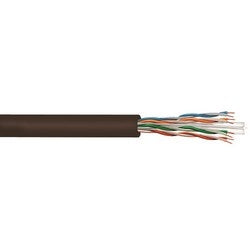 Commscope CS37P BLACK | UN874044514/10 CS37P ETL Verified Category 6 U/UTP Cable, plenum, black jacket, 4 pair count, 1000 ft (305 m) length CommPak