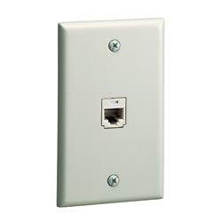 Panduit CFP1IW | Faceplate, 1 Port, Classic, Off White
