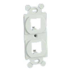 Panduit CF1062IWY | Frame, Type 106, 2 Port, Off White
