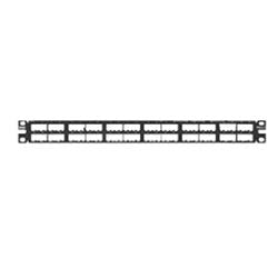 Panduit CPP48HDEWBL | Mini-Com Patch Panel, 48 Port, 1 RU, BL