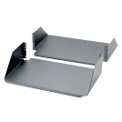 Panduit SRM19CM3 | Rack Mount Cantilevered Shelf, 3 RU, Aluminum, Black