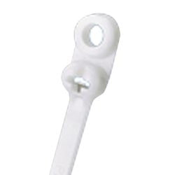 Panduit BC2S-S10-C Clamp Tie, Metal Barb, 8.5";L (216mm), Standard, Nylon, Natural, Pack of 100