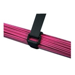 Panduit HLC3S-X0 Hook And Loop Tie, CInch, 12.0";L (305mm), .75";W (19.1mm), Black, Pack of 10