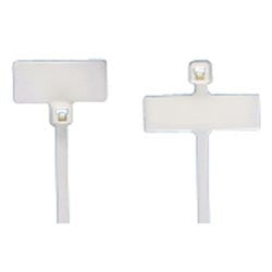 Panduit PLF1M-M69 | Pan-Ty Plf1M-M69 Write-On Cable Tie, Ivory, Flame Retardant Pa6.6, 4.3"L, 18Lb