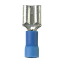 Panduit DV14-250B-M | Pan-Term DV14-250B-M Disconnect, Blue, Vinyl, 14-16 AWG, .25x .032" Tab, PK1000